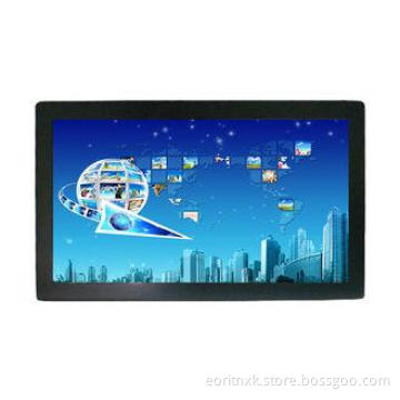 Wall Mounting HD 24 Inch IR Touch Screen Monitor Dual Real